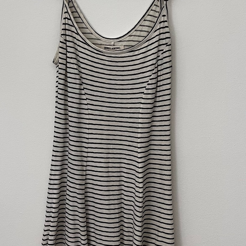 Billabong B&W Striped Sundress